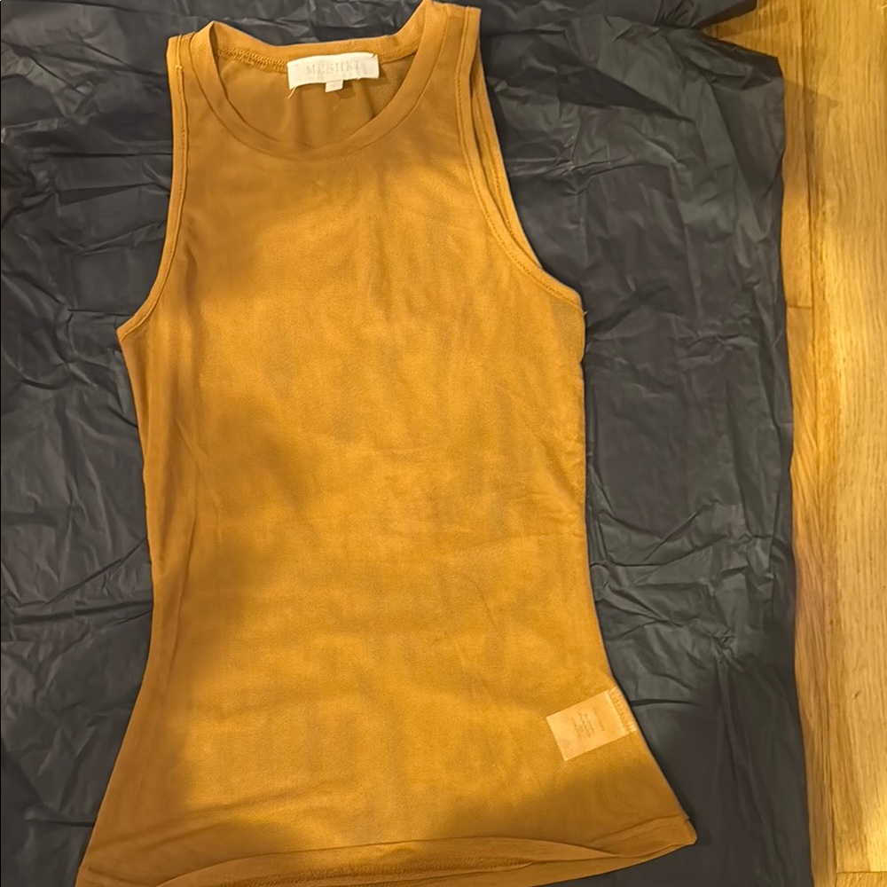 Women's Sleeveless Top - Mustard
